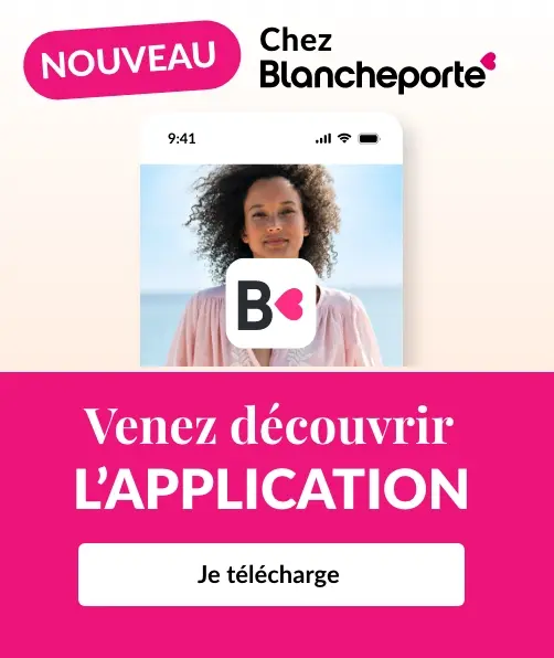 Téléchargez l'application mobile Blancheporte pour faire votre shopping